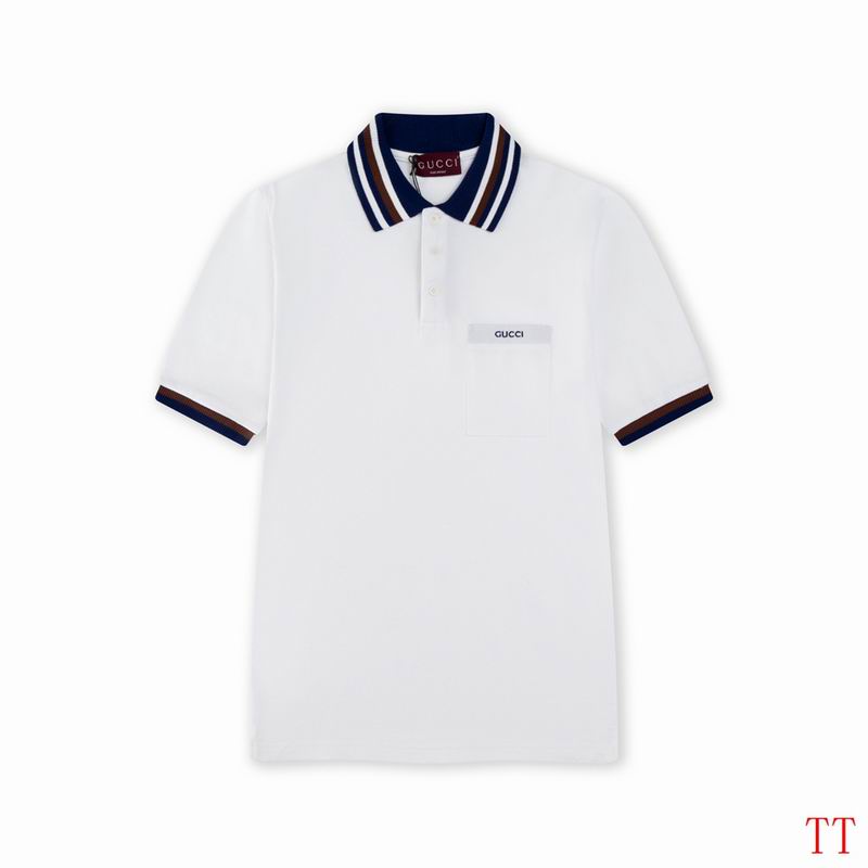 Wholesale High-quality Brands G.ucci Short Sleeve Lapel Designer T-Shirts for sale