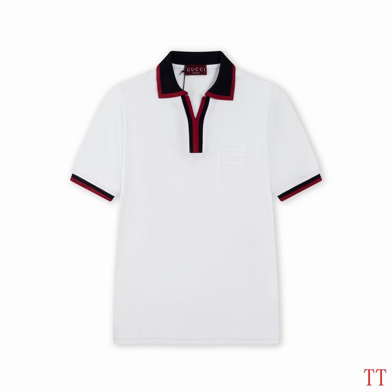 Wholesale High-quality Brands G.ucci Short Sleeve Lapel Designer T-Shirts for sale