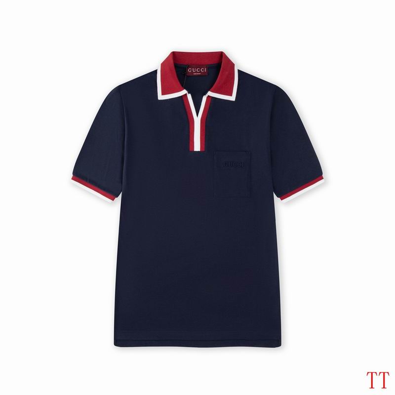 Wholesale High-quality Brands G.ucci Short Sleeve Lapel Designer T-Shirts for sale