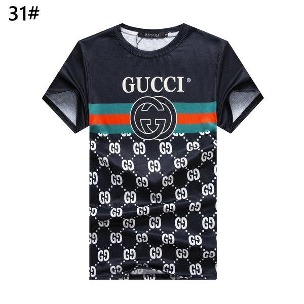 Wholesale Cheap G ucci men Short Sleeve t Shirts for Sale