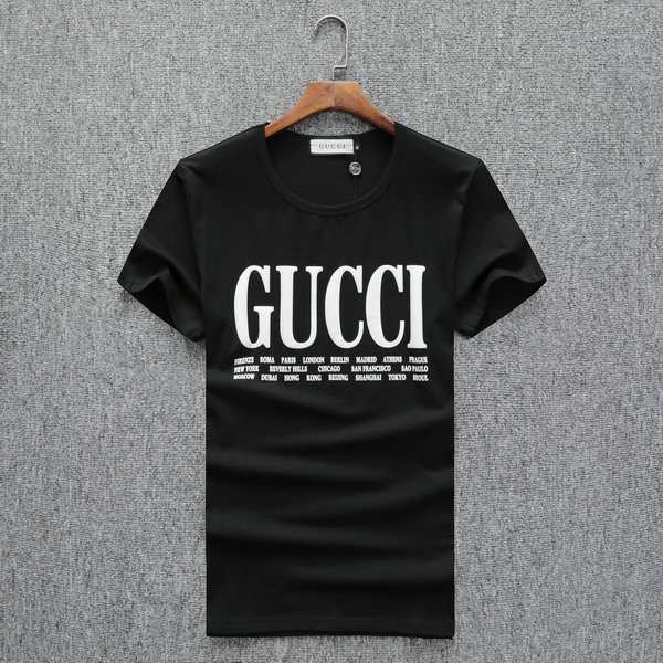 Wholesale Cheap G ucci men Short Sleeve t Shirts for Sale