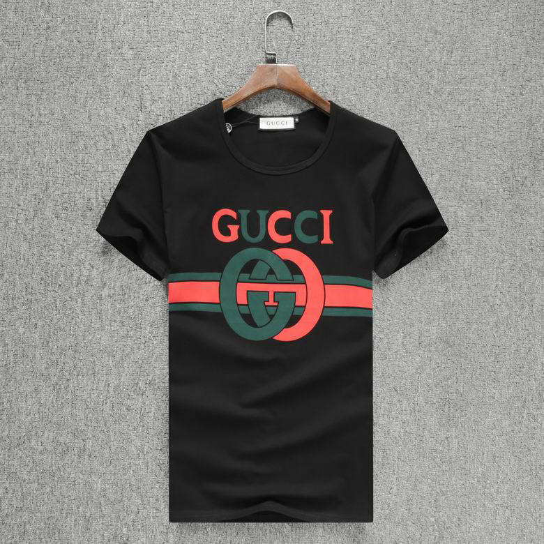 Wholesale Cheap G ucci men Short Sleeve t Shirts for Sale