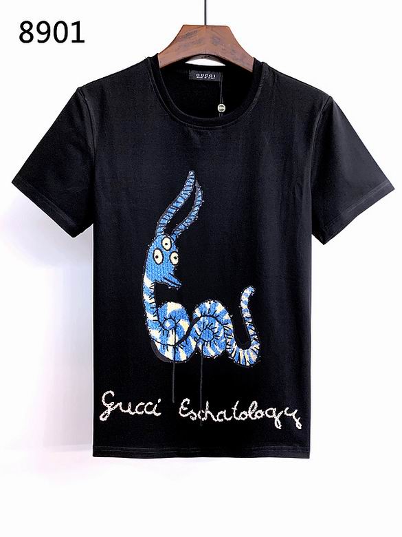 Wholesale Cheap G ucci men Short Sleeve T Shirts  for Sale
