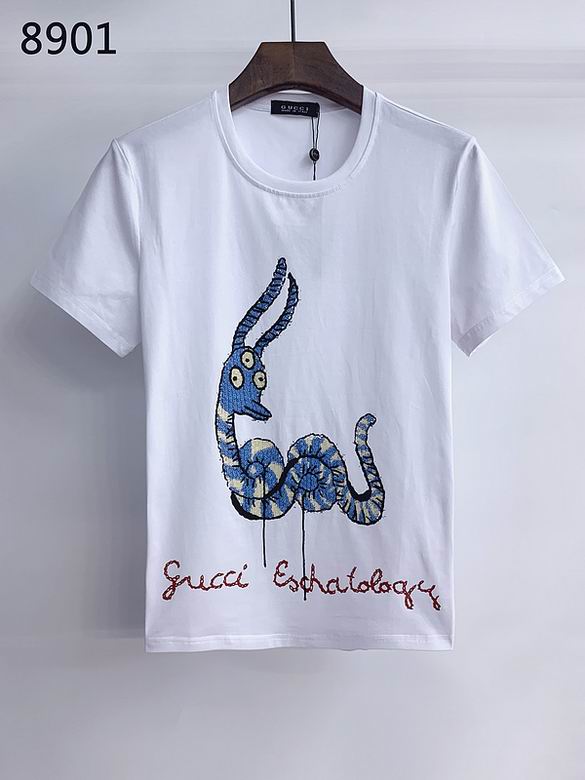 Wholesale Cheap G ucci men Short Sleeve T Shirts  for Sale