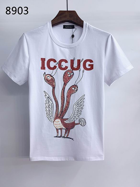 Wholesale Cheap G ucci men Short Sleeve T Shirts  for Sale