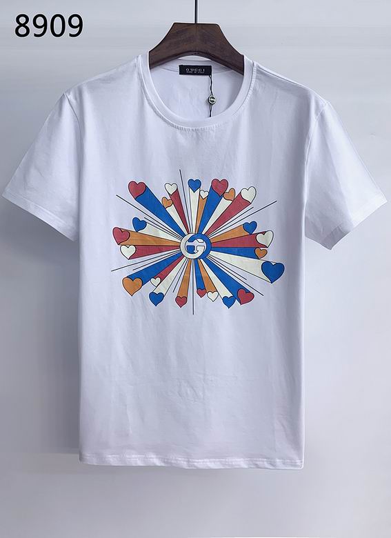Wholesale Cheap G ucci men Short Sleeve T Shirts  for Sale