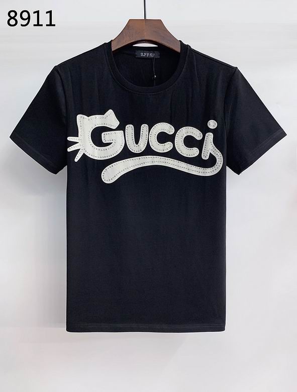 Wholesale Cheap G ucci men Short Sleeve T Shirts  for Sale