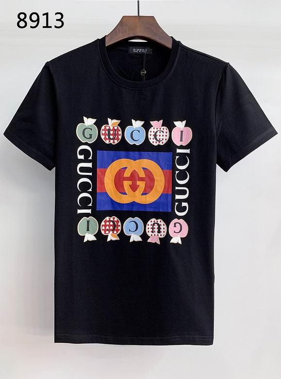 Wholesale Cheap G ucci men Short Sleeve T Shirts  for Sale