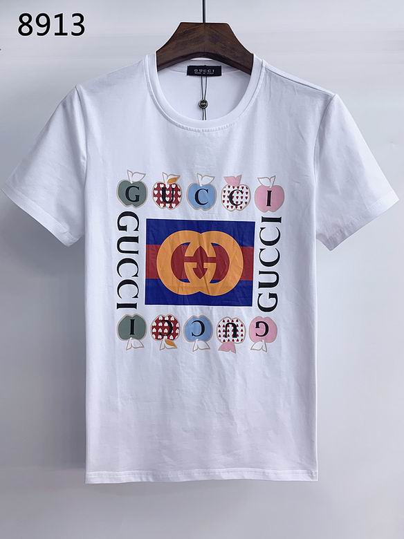 Wholesale Cheap G ucci men Short Sleeve T Shirts  for Sale