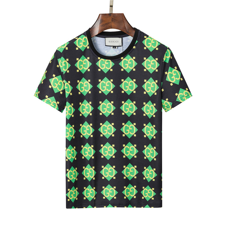 Wholesale Cheap G ucci Mens Short Sleeve T Shirts for Sale
