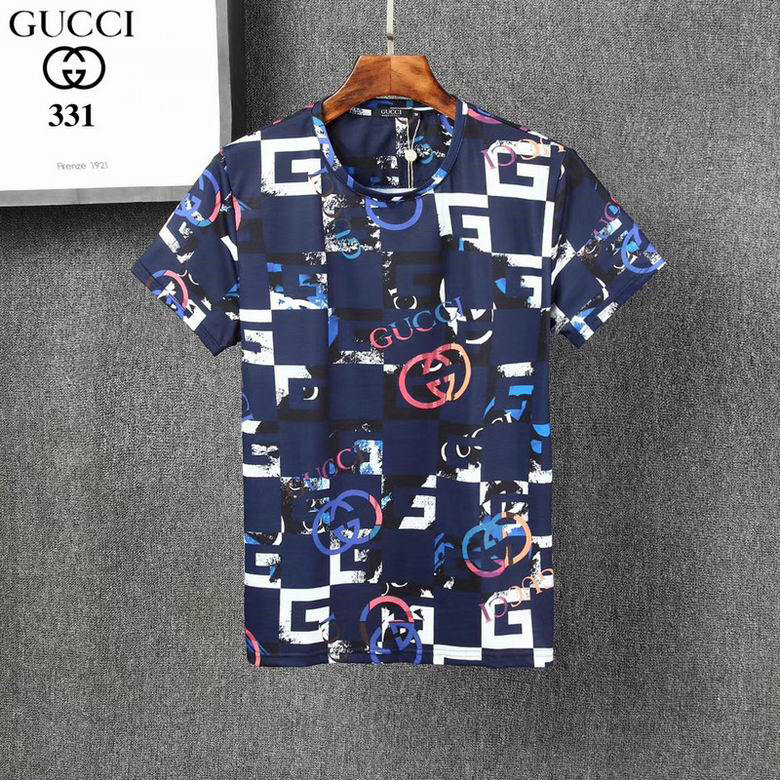 Wholesale Cheap G ucci men Short Sleeve t Shirts for Sale