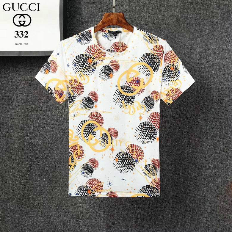 Wholesale Cheap G ucci men Short Sleeve t Shirts for Sale
