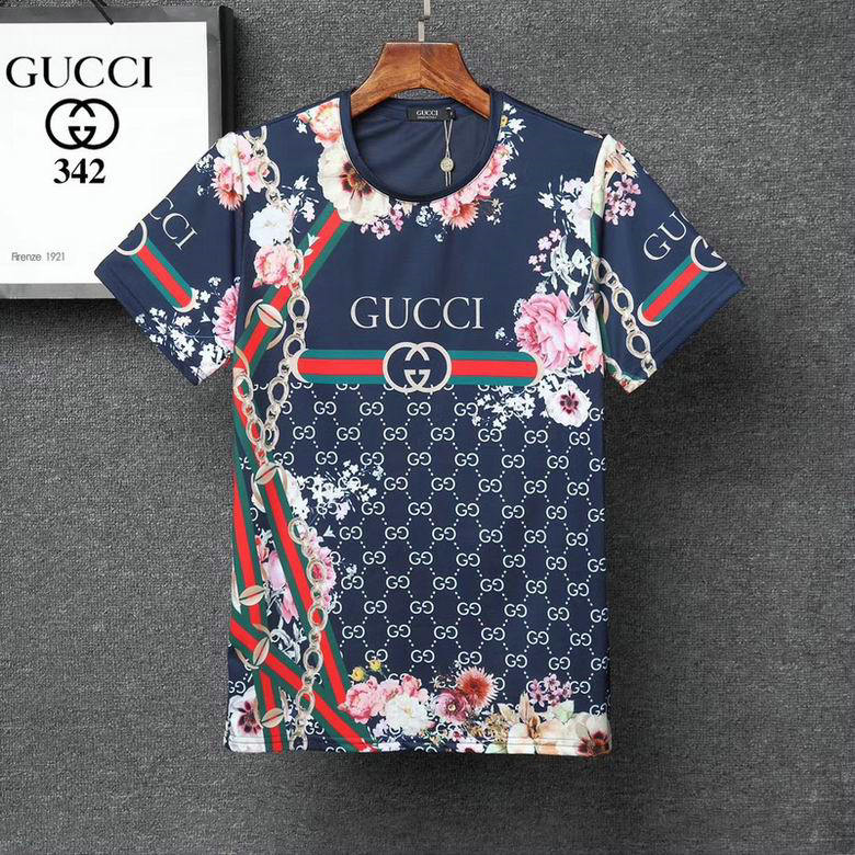 Wholesale Cheap G ucci men Short Sleeve t Shirts for Sale
