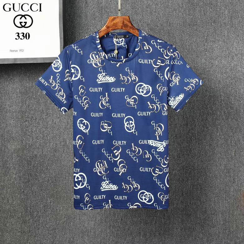 Wholesale Cheap G ucci men Short Sleeve t Shirts for Sale