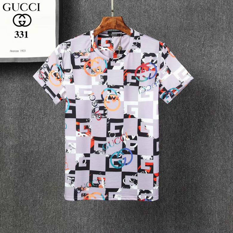 Wholesale Cheap G ucci men Short Sleeve t Shirts for Sale