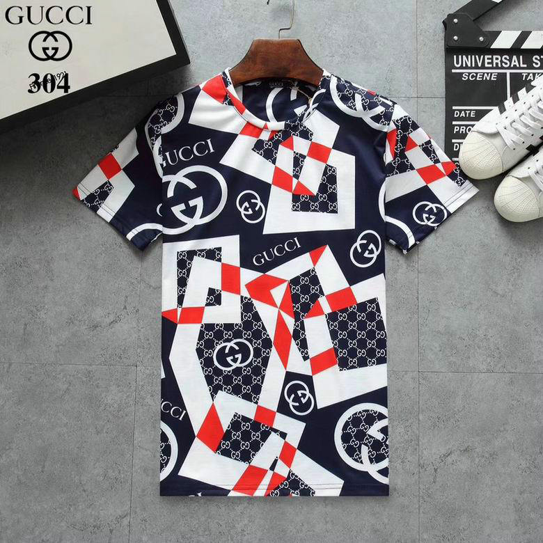 Wholesale Cheap G ucci men Short Sleeve t Shirts for Sale