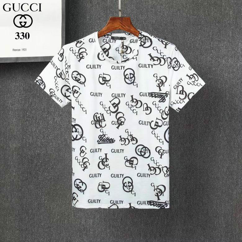 Wholesale Cheap G ucci men Short Sleeve t Shirts for Sale