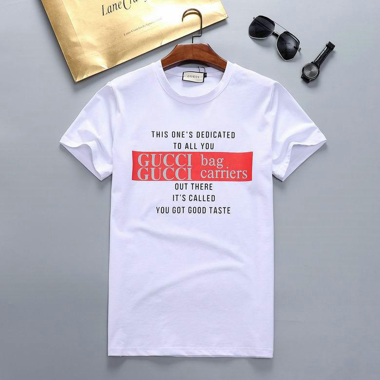 Wholesale Cheap G ucci Short Sleeve men t Shirts for Sale