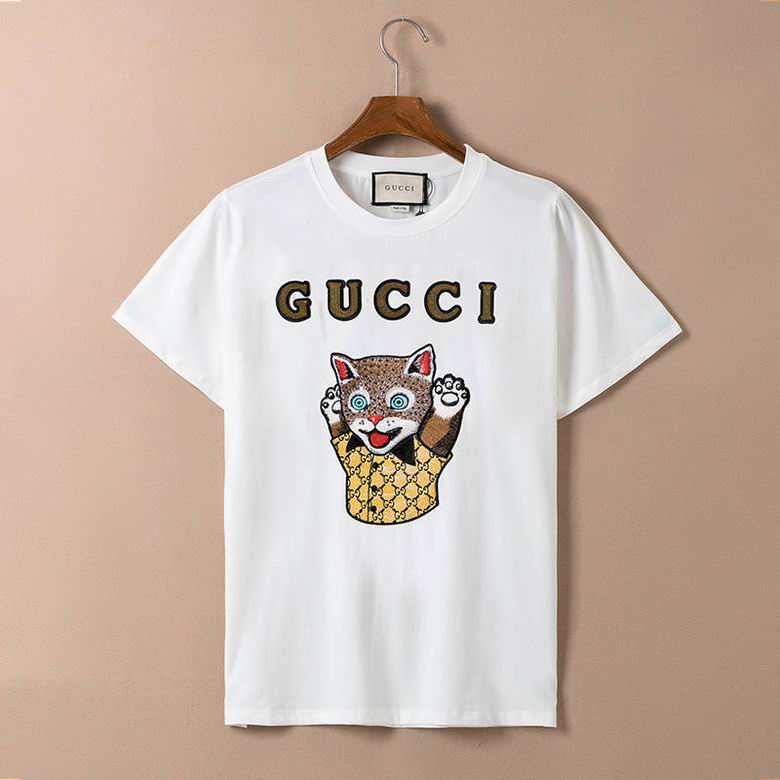 Wholesale Cheap G ucci Short Sleeve T Shirts  for Sale