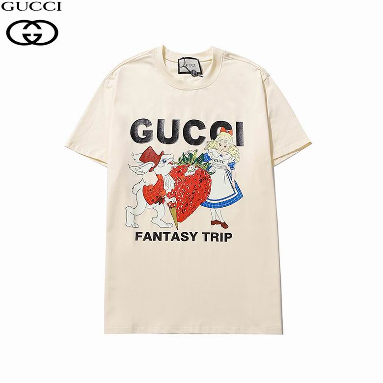 Wholesale Cheap G ucci Short Sleeve T Shirts  for Sale