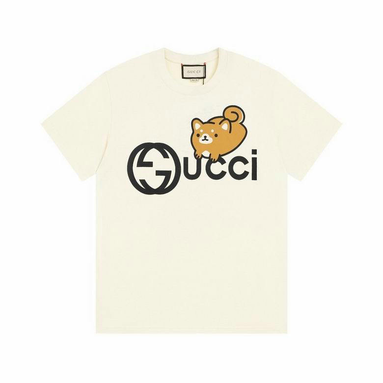 Wholesale Cheap G.ucci Women Short Sleeve Replica T Shirts for Sale
