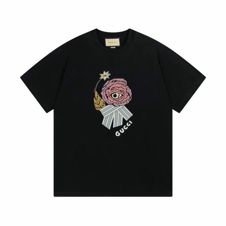 Wholesale Cheap G.ucci Women Short Sleeve Replica T Shirts for Sale