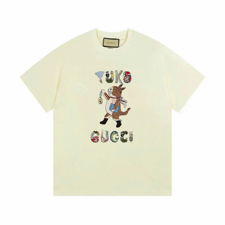 Wholesale Cheap G.ucci Women Short Sleeve Replica T Shirts for Sale