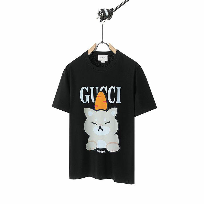 Wholesale Cheap G ucci Short Sleeve T Shirts for Sale