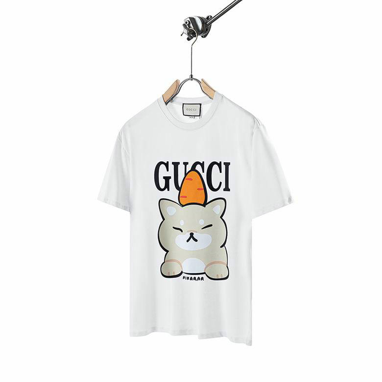Wholesale Cheap G ucci Short Sleeve T Shirts for Sale