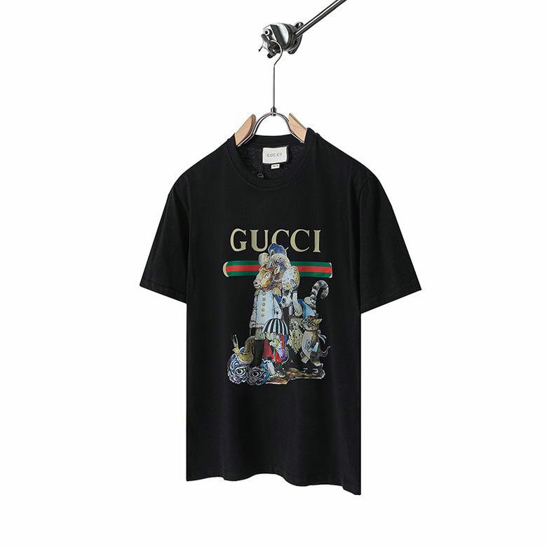 Wholesale Cheap G ucci Short Sleeve T Shirts for Sale