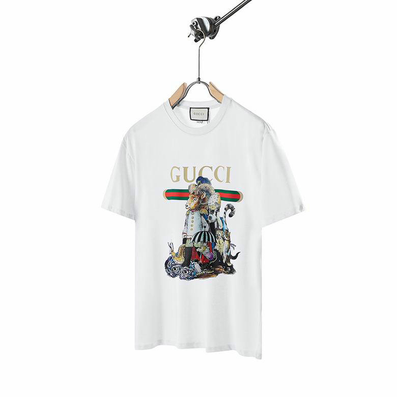 Wholesale Cheap G ucci Short Sleeve T Shirts for Sale