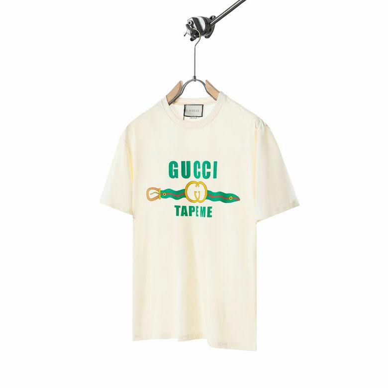 Wholesale Cheap G ucci Short Sleeve T Shirts for Sale