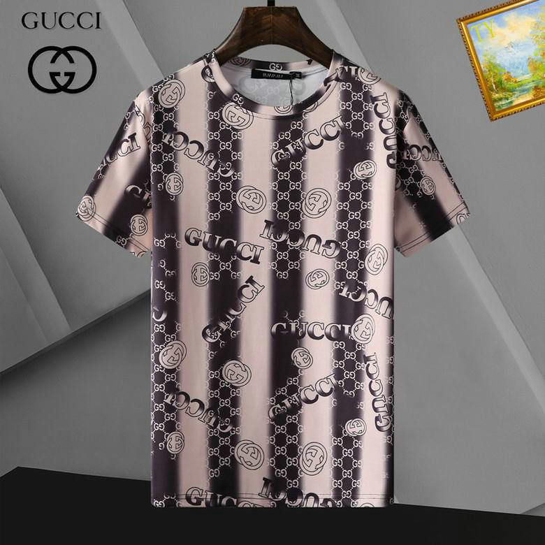 Wholesale Cheap G ucci Short Sleeve T shirts for Sale