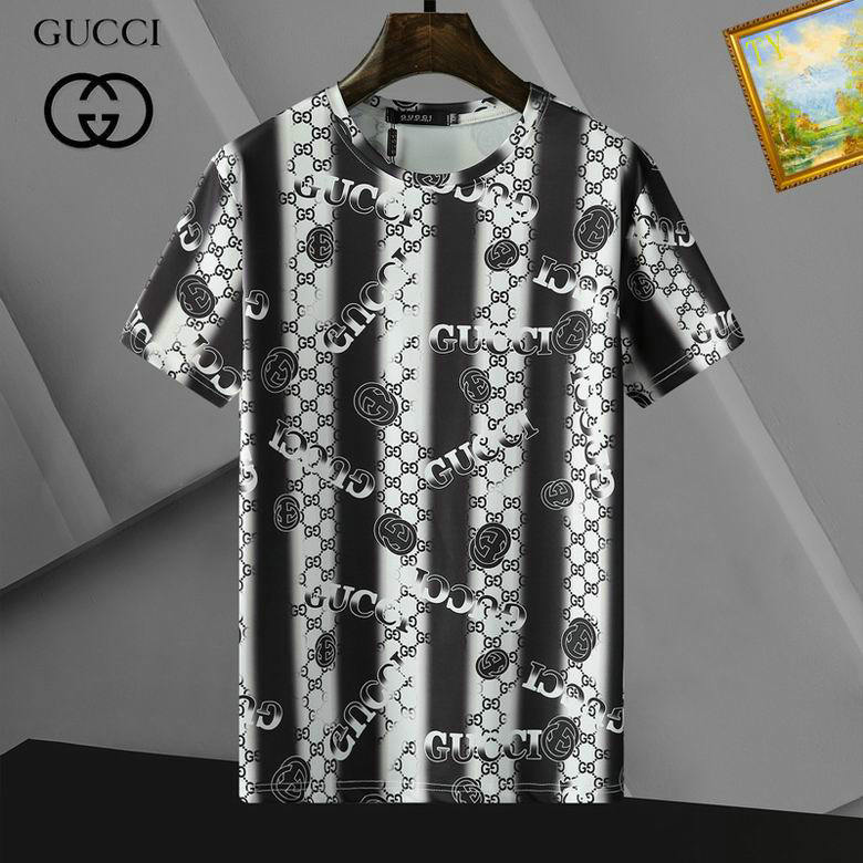 Wholesale Cheap G ucci Short Sleeve T shirts for Sale