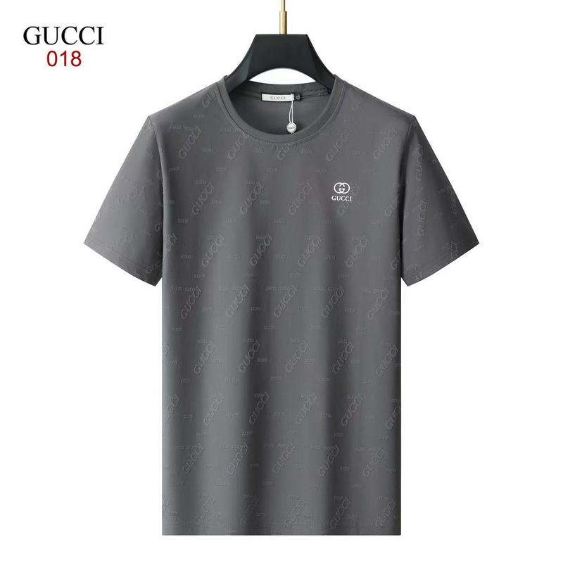 Wholesale High-quality men's G.ucci Short Sleeve Crew Neck Replica T-Shirts for sale