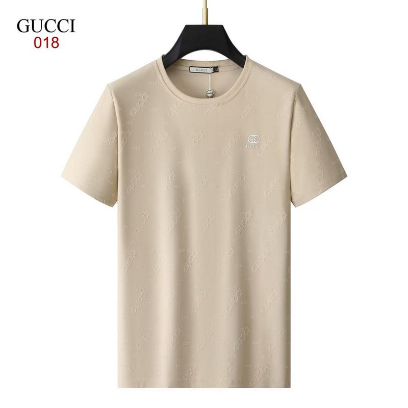 Wholesale High-quality men's G.ucci Short Sleeve Crew Neck Replica T-Shirts for sale