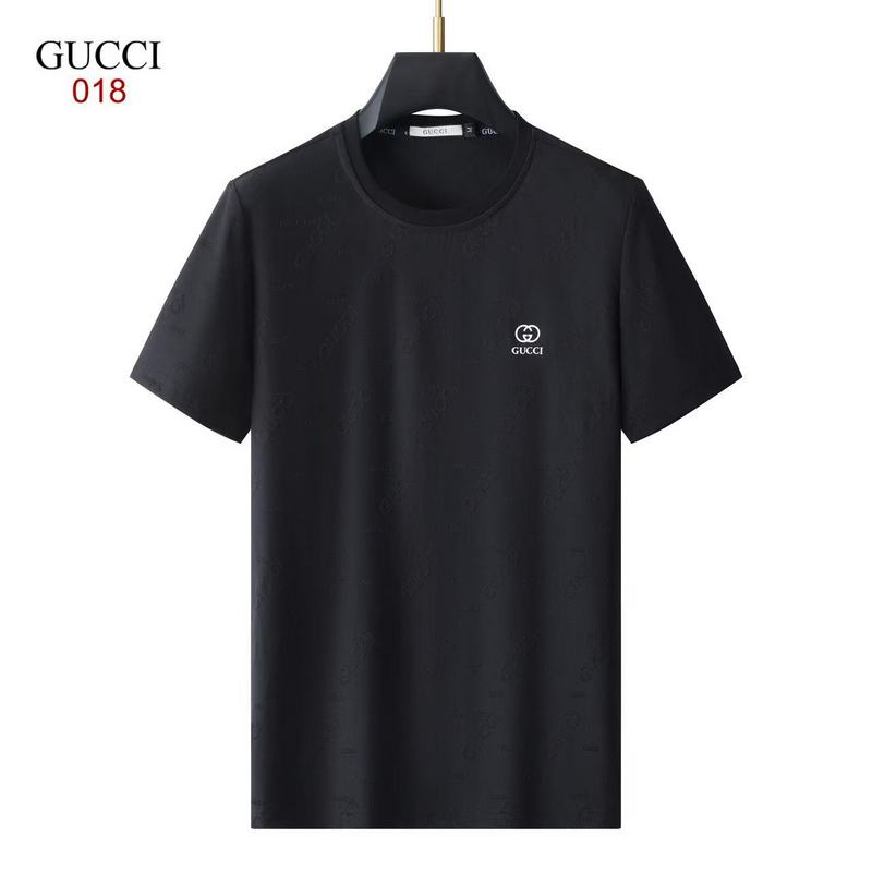 Wholesale High-quality men's G.ucci Short Sleeve Crew Neck Replica T-Shirts for sale