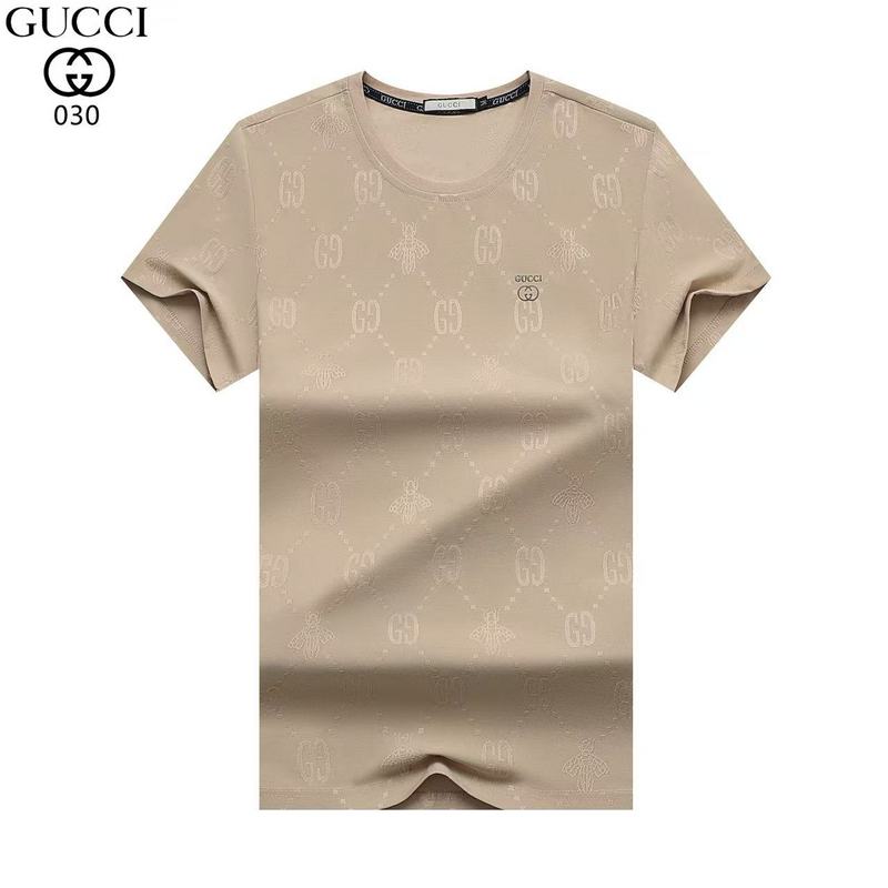 Wholesale High-quality men's G.ucci Short Sleeve Crew Neck Replica T-Shirts for sale