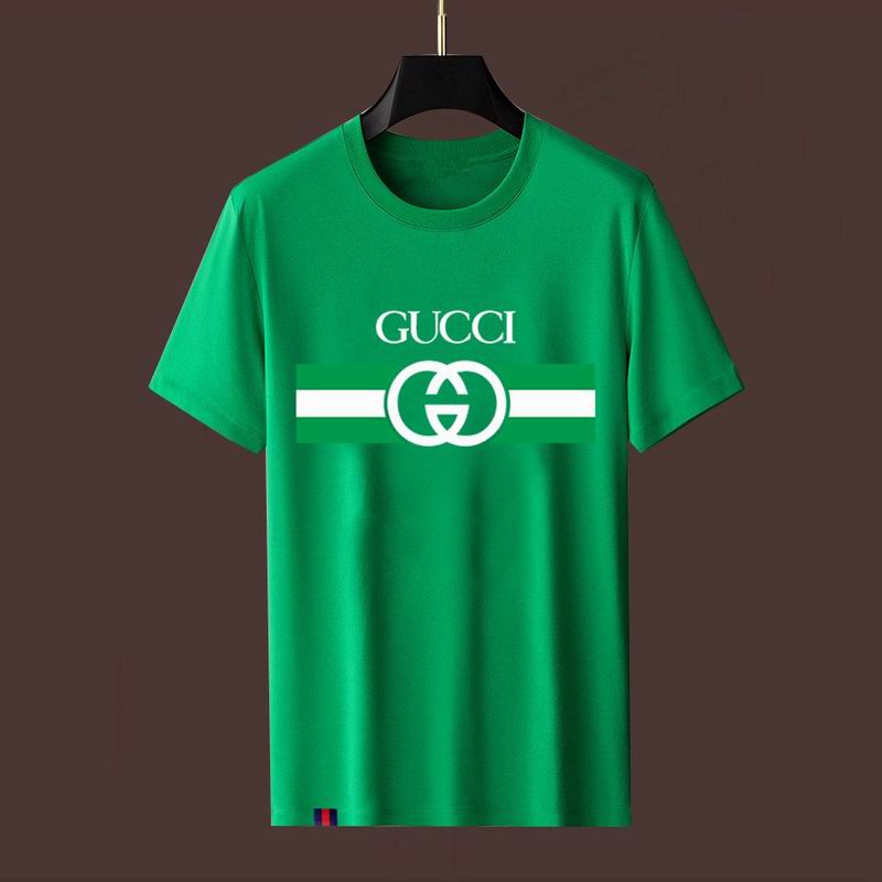 Wholesale High-quality Fashion G.ucci Short Sleeve Crew Neck Replica T-Shirts for sale