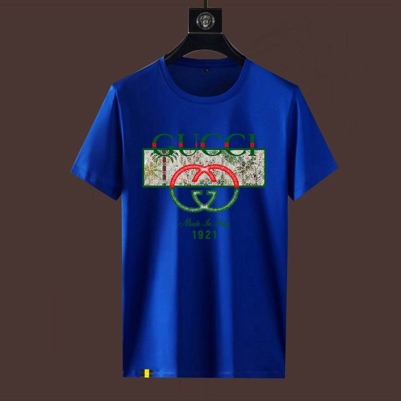 Wholesale High-quality Fashion G.ucci Short Sleeve Crew Neck Replica T-Shirts for sale