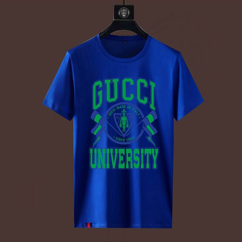 Wholesale High-quality Fashion G.ucci Short Sleeve Crew Neck Replica T-Shirts for sale