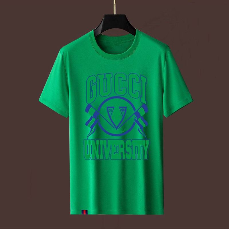 Wholesale High-quality Fashion G.ucci Short Sleeve Crew Neck Replica T-Shirts for sale