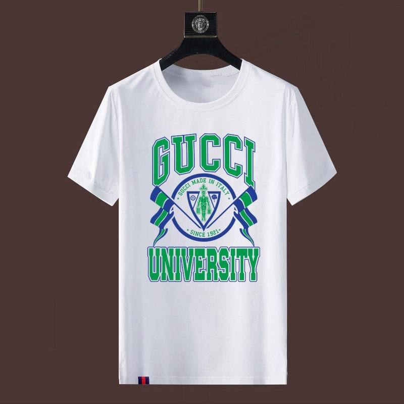 Wholesale High-quality Fashion G.ucci Short Sleeve Crew Neck Replica T-Shirts for sale