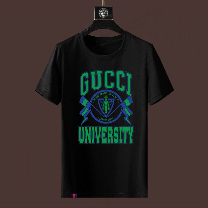 Wholesale High-quality Fashion G.ucci Short Sleeve Crew Neck Replica T-Shirts for sale