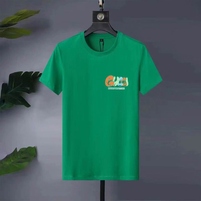 Wholesale High-quality Fashion G.ucci Short Sleeve Crew Neck Replica T-Shirts for sale