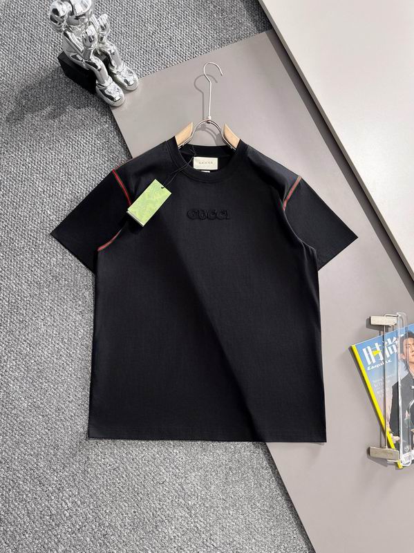 Wholesale High-quality Women's G.ucci Short Sleeve Crew Neck Replica T-Shirts for sale