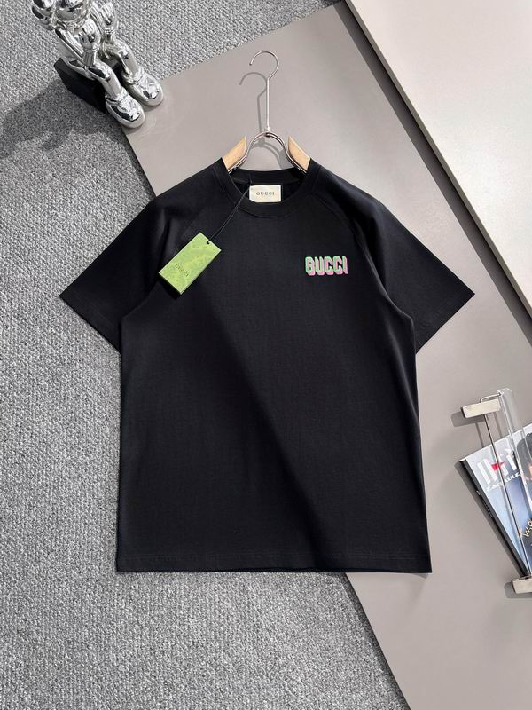 Wholesale High-quality Women's G.ucci Short Sleeve Crew Neck Replica T-Shirts for sale