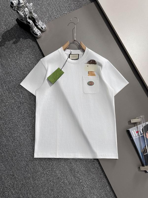 Wholesale High-quality Women's G.ucci Short Sleeve Crew Neck Replica T-Shirts for sale