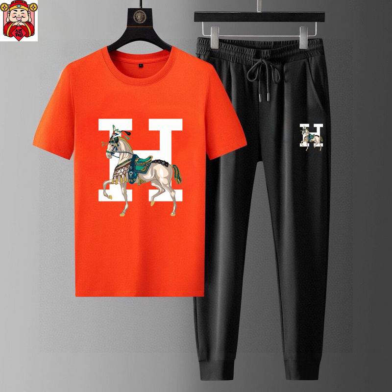 Wholesale High-quality Cheap Hermes Short Sleeve Replica Designer Tracksuits for sale