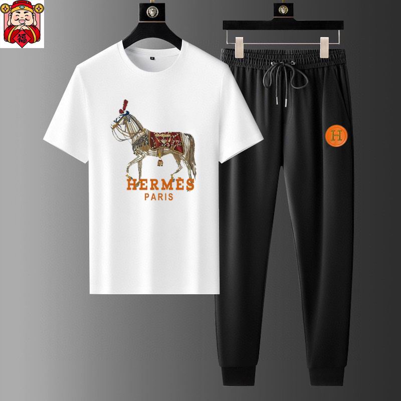 Wholesale High-quality Cheap Hermes Short Sleeve Replica Designer Tracksuits for sale